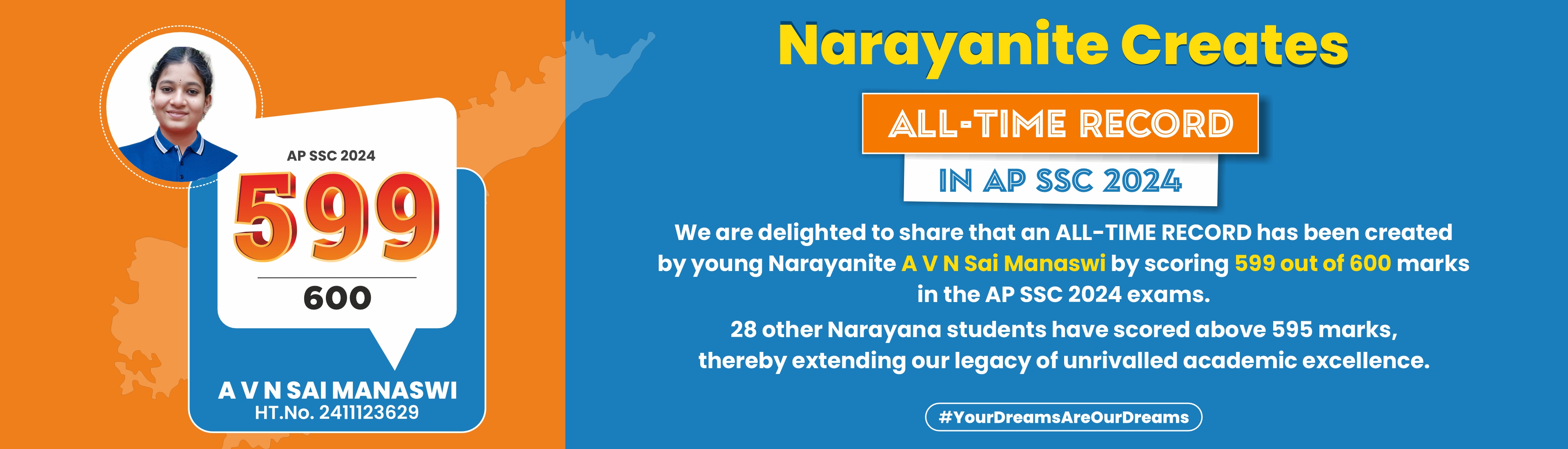Narayana Celebrating of Sports